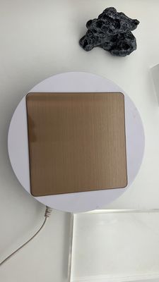 İyi bir fiyat. Saç çizgisi Bakır Bronz PVD Renkli Yeterince Kalınlık Paslanmaz Çelik 8ft 10ft çevrimiçi