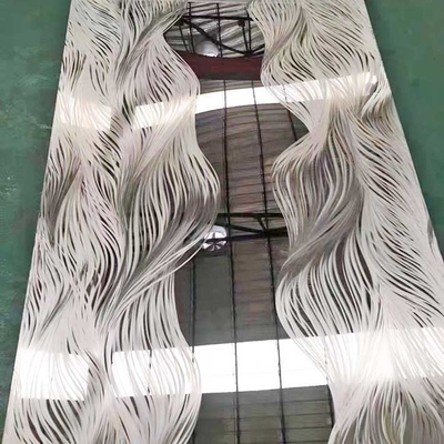 Custom Partial Bead Blasting Stainless Steel Sheet Mirror 8k  For Elevator Door