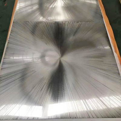 Custom Partial Bead Blasting Stainless Steel Sheet Mirror 8k  For Elevator Door