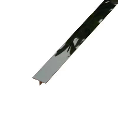 İyi bir fiyat. Black Gold Mirror 8K 304 Stainless Steel T Trim Strips For Wall Interior çevrimiçi