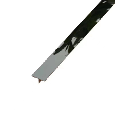 Custom Color Mirror Brushed Tainless Steel Tile Trim Metal 15mm 2000mm 3050mm