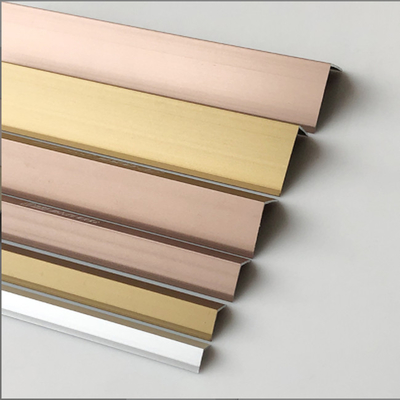 304 Custom Champaign Gold Grey Color WC Decoration Mirror Polished Stainless Steel Trim Arc For Hotel Mall