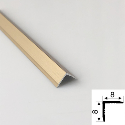 L Channel Profile Stainless Steel Tile Edge Trim Strip For Ceramic Floor Transition