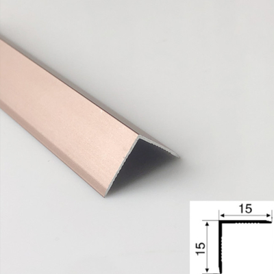 L Channel Profile Stainless Steel Tile Edge Trim Strip For Ceramic Floor Transition