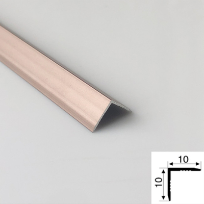 L Channel Profile Stainless Steel Tile Edge Trim Strip For Ceramic Floor Transition