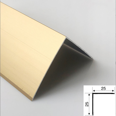 304 8K Mirror Gloss Polished Champaign Gold Black Color Stainless Steel Wall Trim 304 V-Shape Stainless Steel Tile Trim