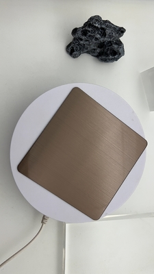 Spray Finish Embossing Wood Grain Transfer Printing Laser Film Stainless Steel Sheet