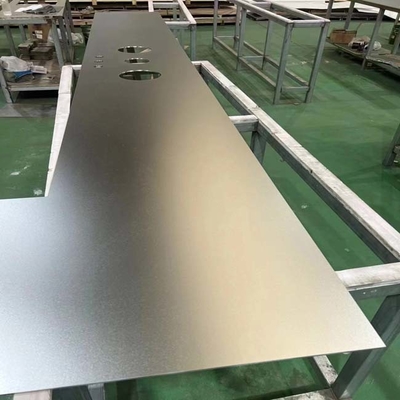 304 Sandblasting customized size Scratch resistant sliver stainless steel plate