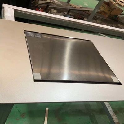 304 Sandblasting customized size Scratch resistant sliver stainless steel plate