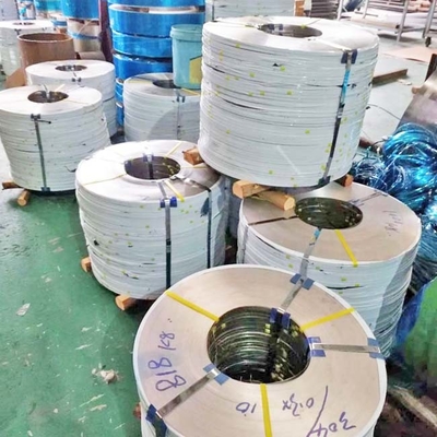 Advertising Sidebands 200 300 400 Series 8k Stainless Steel Strip Coil Slitting Customized Size