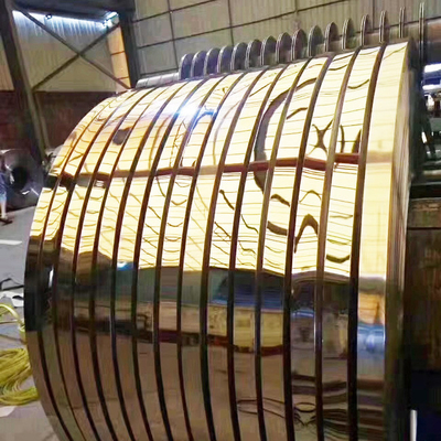201 Gold Sliver Black Polishing Small Stainless Steel Coil Strips