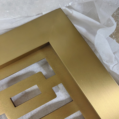 Metal Laser Cutting Stainless Steel Screen Living Room Partition Hotel Villa Decoration