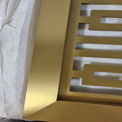 Metal Laser Cutting Stainless Steel Screen Living Room Partition Hotel Villa Decoration