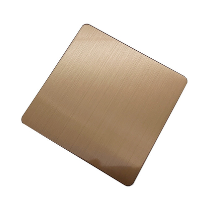 Ceramic Coating Furniture Lighting Fixtures Gold Rose Gold PVD Colours Stainless Steel Sheet Surface