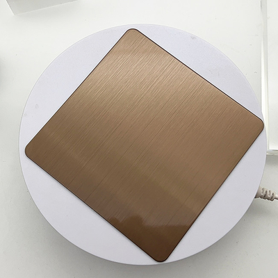 Ceramic Coating Furniture Lighting Fixtures Gold Rose Gold PVD Colours Stainless Steel Sheet Surface