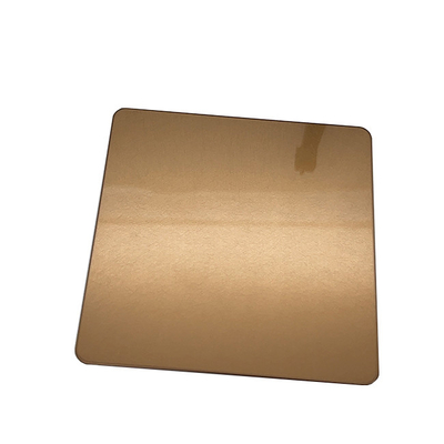 Display Cases Furniture Lighting Fixtures PVD Stable Gold Color 430 316 Food Grade Stainless Steel Sheet
