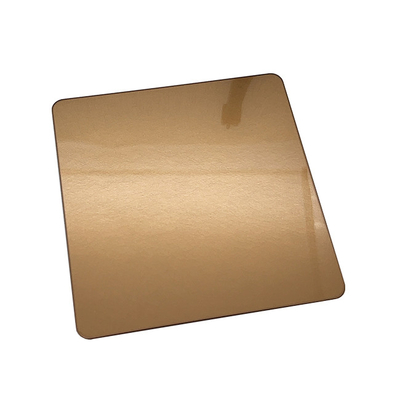 Display Cases Furniture Lighting Fixtures PVD Stable Gold Color 430 316 Food Grade Stainless Steel Sheet