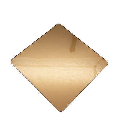 Display Cases Furniture Lighting Fixtures PVD Stable Gold Color 430 316 Food Grade Stainless Steel Sheet
