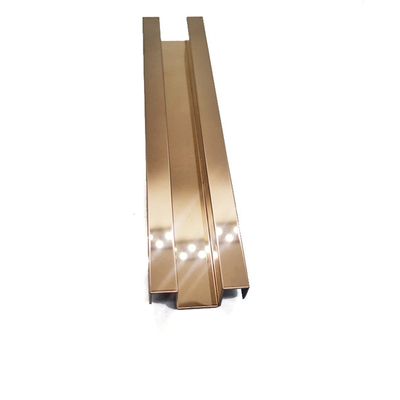 201 304 316 Furniture Decoration Stainless Steel Edge Wrapping Tile Trim