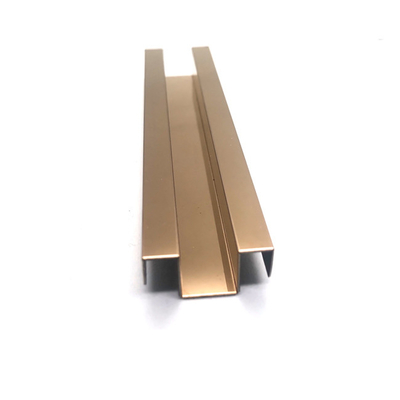 201 304 316 Furniture Decoration Stainless Steel Edge Wrapping Tile Trim