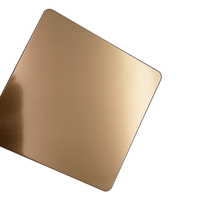 Stainless Steel Works Perforated Metal Sandbalsted Cross Hairline Anti Finger Print Water Resident Middle Mirror