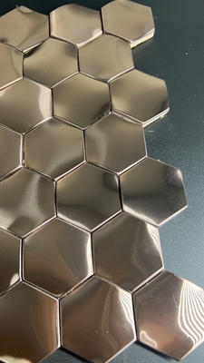 316 Stainless Steel Sheet Color Metal Decorative Sheets Mosaic Tiles