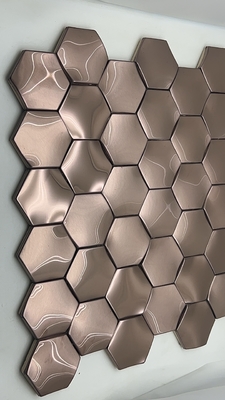 Color Metal Decorative Sheets Brushed Gold Stainless Steel Panel