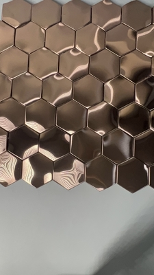 Stainless Steel Screen Partition frame glass Ceramic Mosaic Tiles