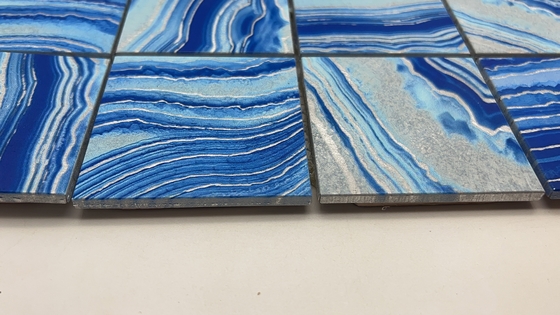 Aluminum Mosaic Tiles thickess 1mm Super factory China Customized
