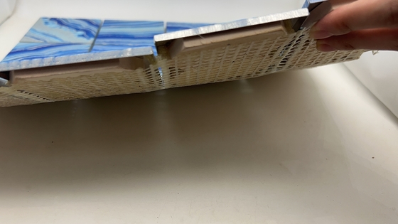 Aluminum Mosaic Tile 8k Mirror Sheet 300mm x 300mm PVD Coating