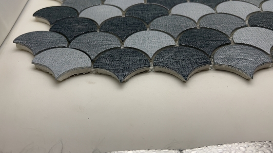 Designs Square Shape Porcelain Ceramic Mosaic Tile Hexagon Mosaic Surface Glass Mosaic Tile For
