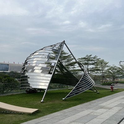 ODM Animal Shaped Custom Gold Spraying Plastics Mirror Polished 316L Stainless Steel Sculpture