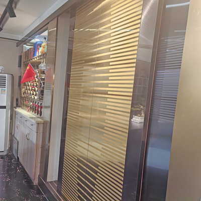 304 High End Different Patterns Stainless Steel Etched Elevator Plate For Hotel