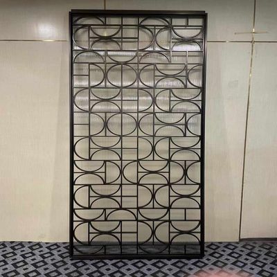 304 PVD Color Brushed Hairline Laser Mountains Pattern Stainless Steel Metal Screen Partition
