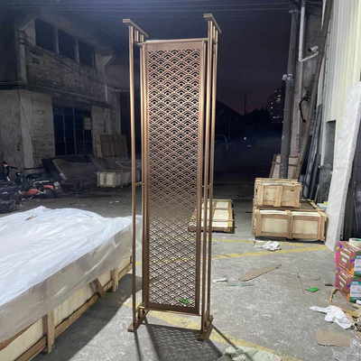 Custom Decorative Stainless Steel Screens Panels Outdoor Interior Garden Hotel Home Panels Screen Laser Cut Metal Dividers Panel