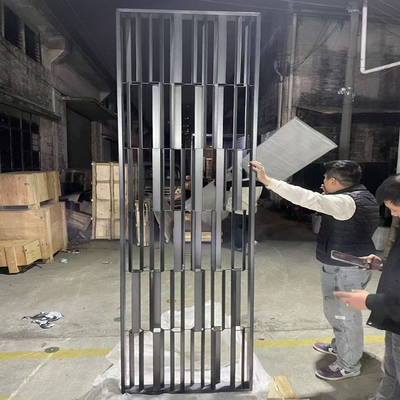 Morden Style PVD Coating Decorative Stainless Steel Screens Panels Outdoor Interior Garden Hotel Home