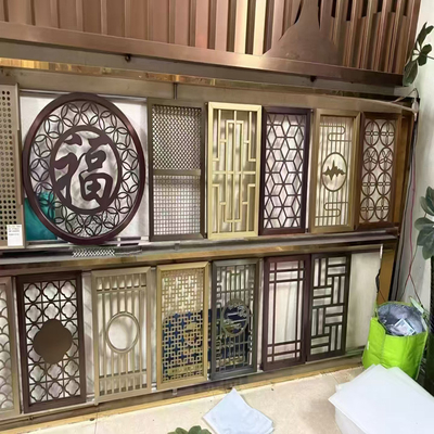 Different Design Sample 304 Stainless Steel Screen Partition Indoor Decoration