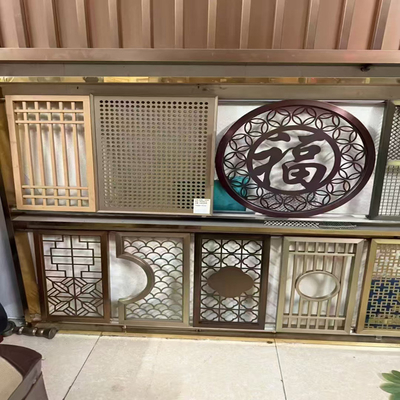 Different Design Sample 304 Stainless Steel Screen Partition Indoor Decoration