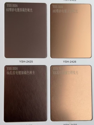 0.3 To 3Mm Thickness Color Stainless Steel Sheet Sample Book For Decoration