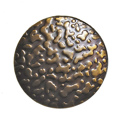 Customize Design Vietnam Singapore Hammered Brass Retro Decoration Copper Plating Stainless Steel Sheet