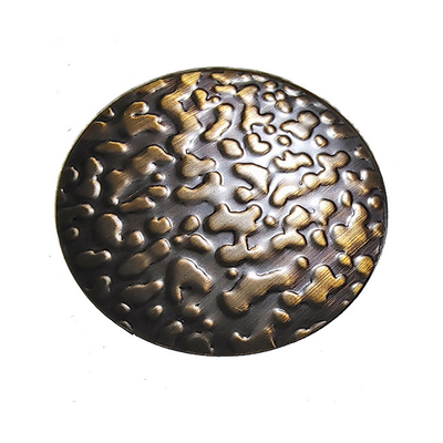 Customize Design Vietnam Singapore Hammered Brass Retro Decoration Copper Plating Stainless Steel Sheet