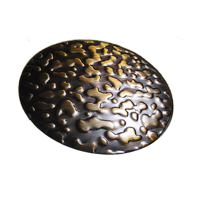Customize Design Vietnam Singapore Hammered Brass Retro Decoration Copper Plating Stainless Steel Sheet