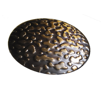 Customize Design Vietnam Singapore Hammered Brass Retro Decoration Copper Plating Stainless Steel Sheet