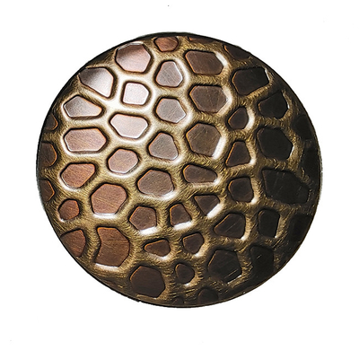 Antique 304 Gold Etching Super Mirror Color Stainless Steel Sheet For Wall Cladding Panel