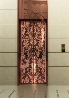 304 Mirror Etching 8K Shiny Gold Elevator Door Panel Color Stainless Steel Sheet