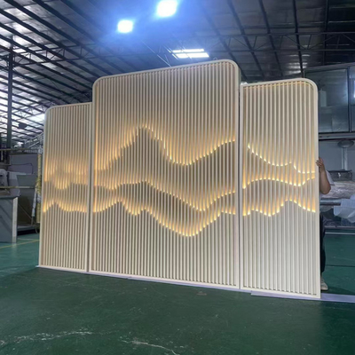 Laser Cut Decorative Metal Partition Screen Room Dividers & Screens Stainless Steel Living Room Partition Screen