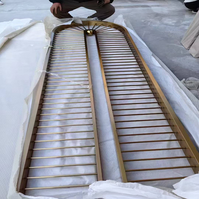 Aluminum Carving Design Metal  Stainless Steel Screen Partition & Room Divider