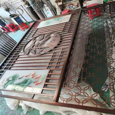 Aluminum Carving Design Metal  Stainless Steel Screen Partition & Room Divider