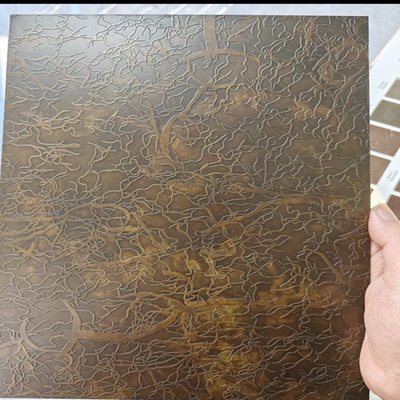 304 Brass Bronze Nano Copper Painted Ss Panel Hand Hammer Finish Colored Stainless Steel Sheets