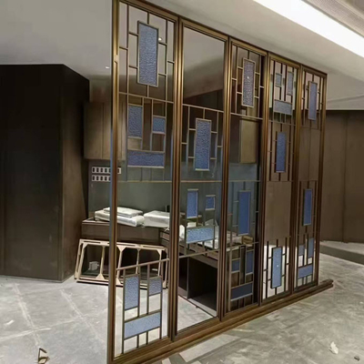 Stainless Steel Screen Partition Durable And Customizable Room Divider For Interior Design In Hotels Restaurants